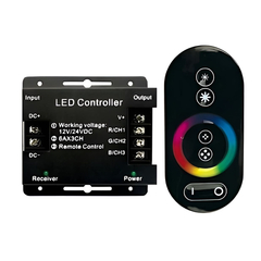 RGB контроллерTouch 12-24В 24А  144-288Вт