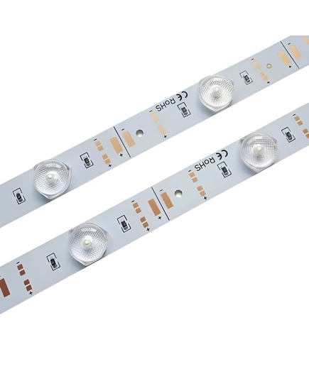 Светодиодная линейка с линзами 2835 12 led 12Вт 12v 6500K 95 см